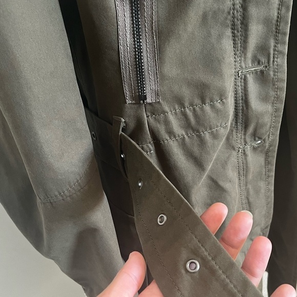 BCBGMaxAzria NWT Olive Willow Trench Coat - Picture 9 of 10